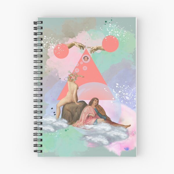 Item preview, Lovers art collage painting triangle love god designed and sold by Seremet.