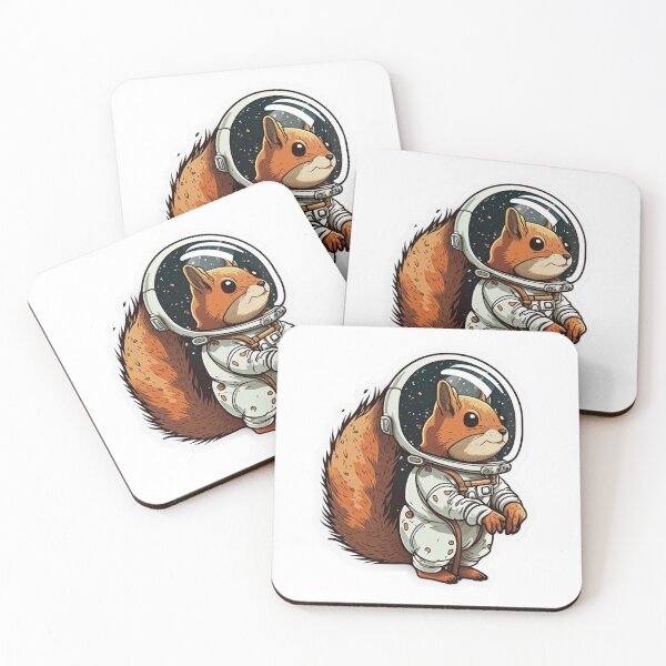 Item preview, Cute Squirrel Astronaut in Space designed and sold by nashthrift.
