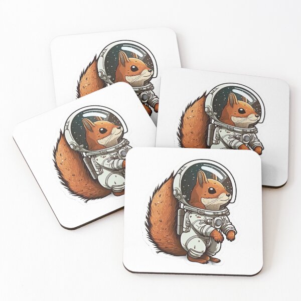 Item preview, Copy of Cute Squirrel Astronaut in Space designed and sold by nashthrift.