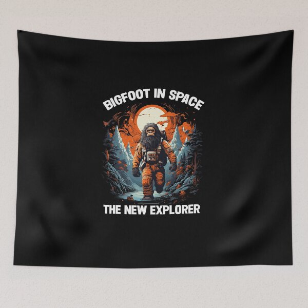 Item preview, Bigfoot in Space: The New Explorer Funny Sasquatch designed and sold by CG Studio.