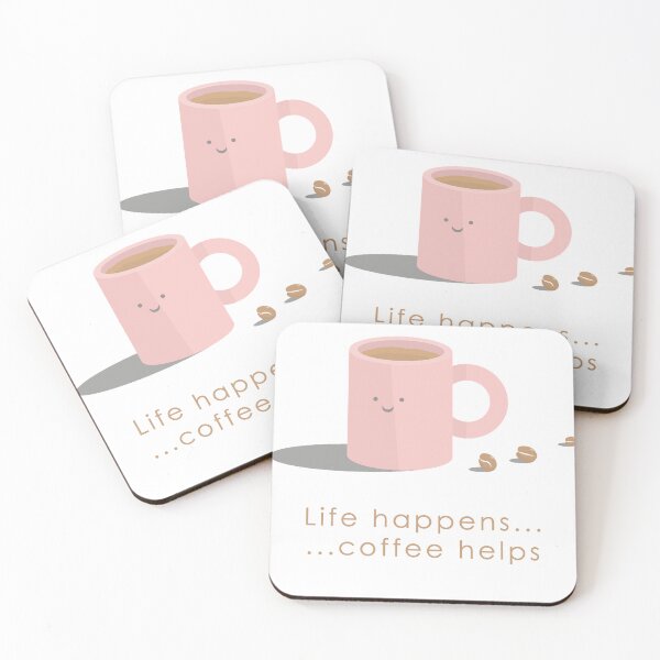 Item preview, Life Happens Coffee Helps designed and sold by DesignFusion2.