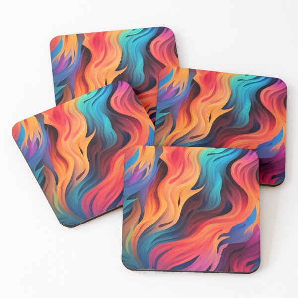 Item preview, Colorful flames designed and sold by MyMerryMary.