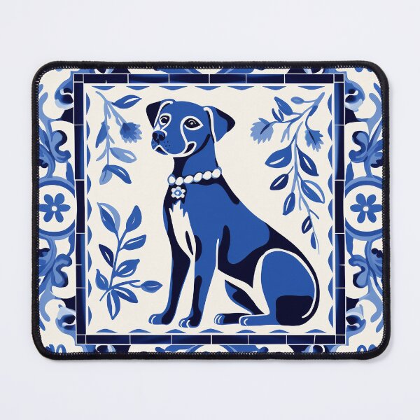 Item preview, Dog Greek Tile designed and sold by Cat & Puppy.
