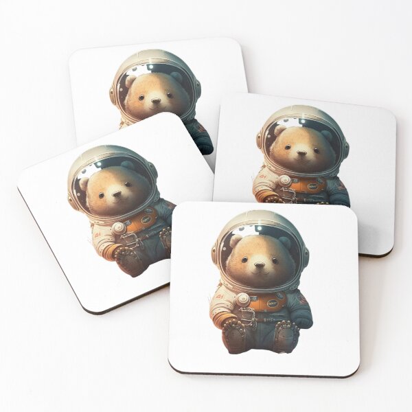 Item preview, Bear Space Astronaut designed and sold by nashthrift.