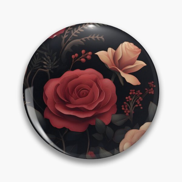 Item preview, Floral, Red and Peach Roses Pattern designed and sold by SpDesignsC.