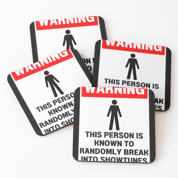 Item preview, Known to Burst Into Showtunes designed and sold by TheatreStuff.