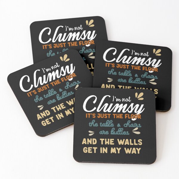 Item preview, i'm not clumsy just the floor hates me Funny Clumsy designed and sold by Doooriginals.