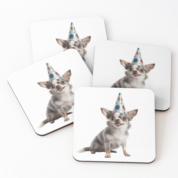 Item preview, PARTY ANIMAL chihuahua dog party hat designed and sold by Japanattis.