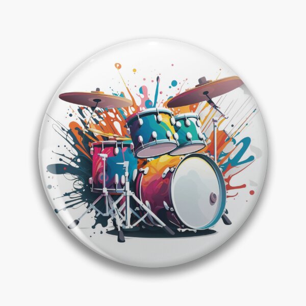 Artikelvorschau, Paint Splatter Drum set entworfen und verkauft von nashthrift.
