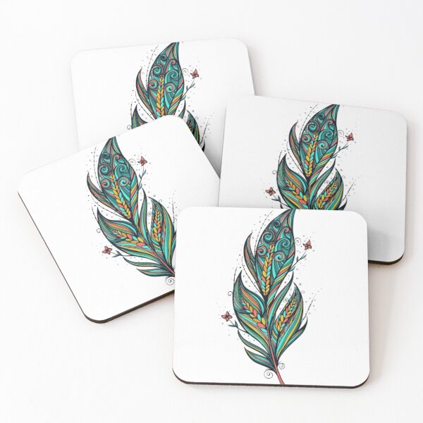 Item preview, a colorful feather designed and sold by Shopp' in.
