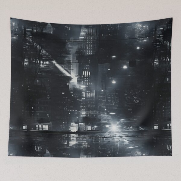 Item preview, night in perspective, a view of the urban landscape designed and sold by SBD-Shop.