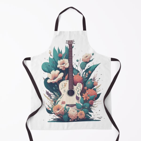 Item preview, Floral Melody Guitar 3 designed and sold by Moxytrend.