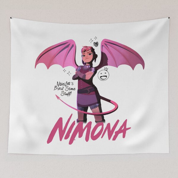 Item preview, Nimona with wings designed and sold by blackdogshop.