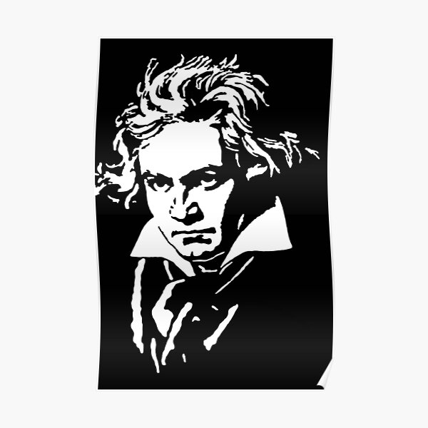 Ludwig van Beethoven (1770-1827) Poster