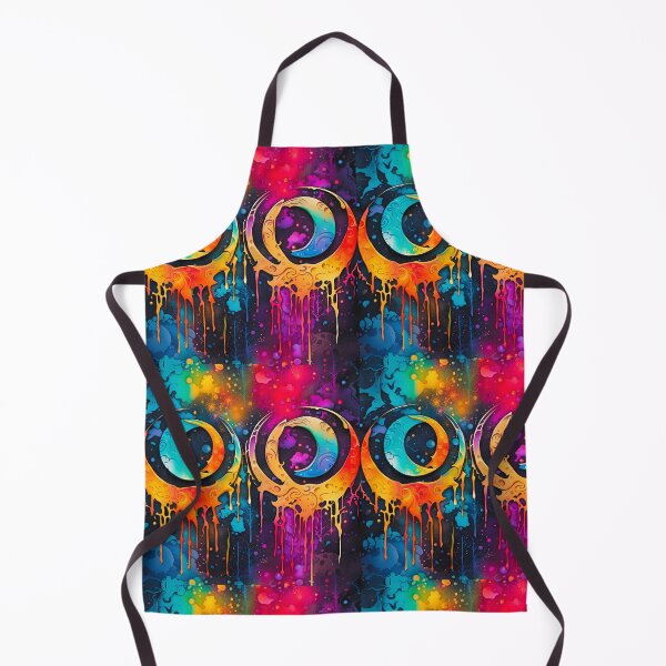 Item preview, Vibrant Abstract Crescent Moon Pattern designed and sold by WitchyWare.