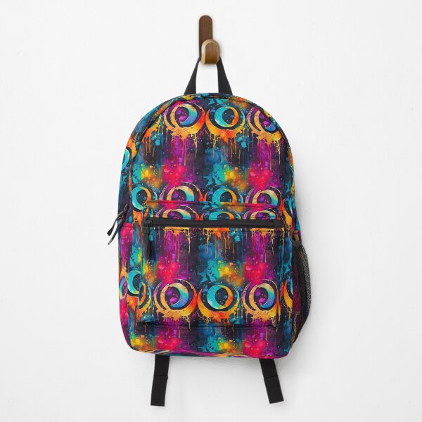 Item preview, Vibrant Abstract Crescent Moon Pattern designed and sold by WitchyWare.