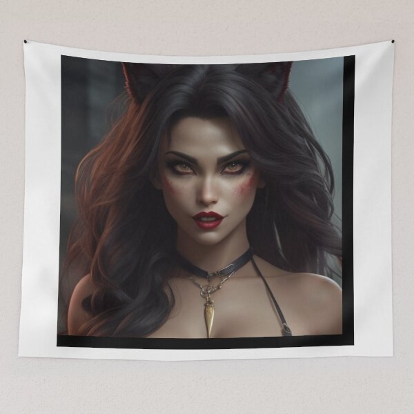 Item preview, Sexy female werewolf designed and sold by SassysDesigns.