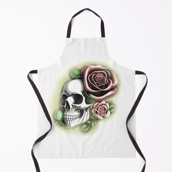 Item preview, skull and rose 2023 tileartwork designed and sold by tileartwork.