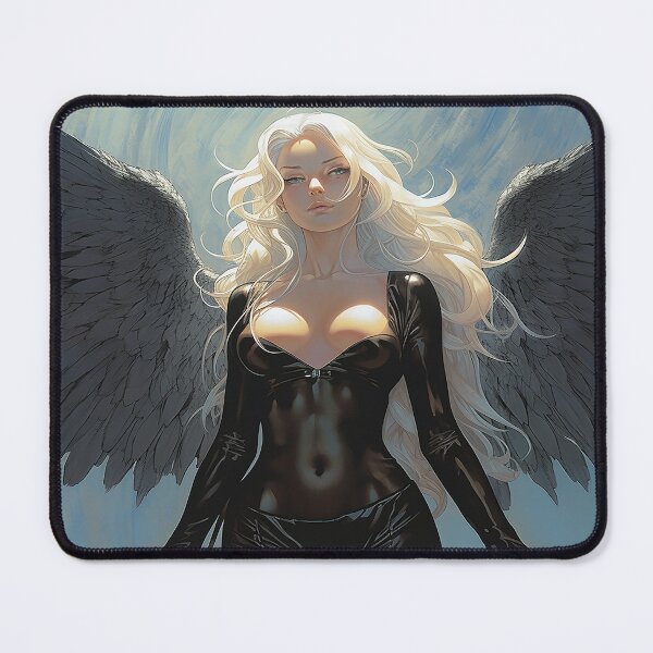 Item preview, Eternal Enigma: Grey-Winged Angel designed and sold by PinUpPavilion.