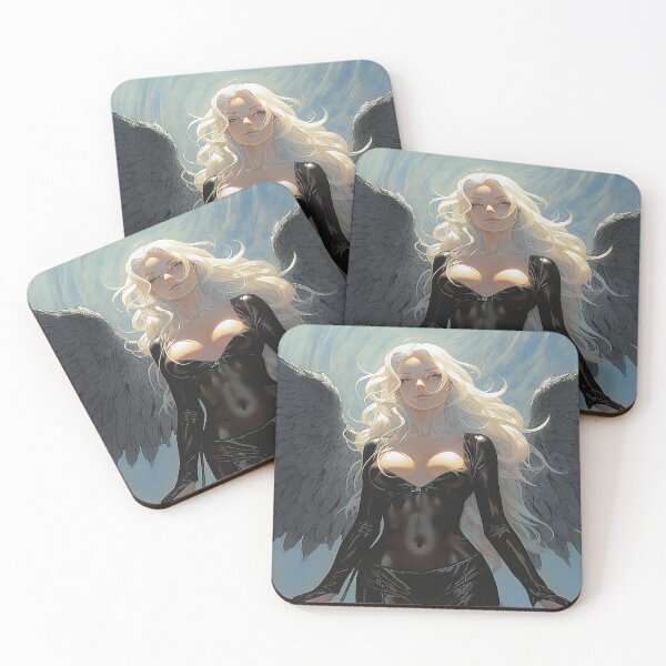 Item preview, Eternal Enigma: Grey-Winged Angel designed and sold by PinUpPavilion.