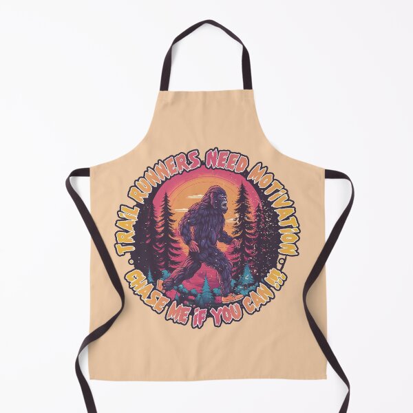 Item preview, Trail Runners Need Motivation - Chase Me If You Can, Big Foot alert! designed and sold by GregInJapanShop.