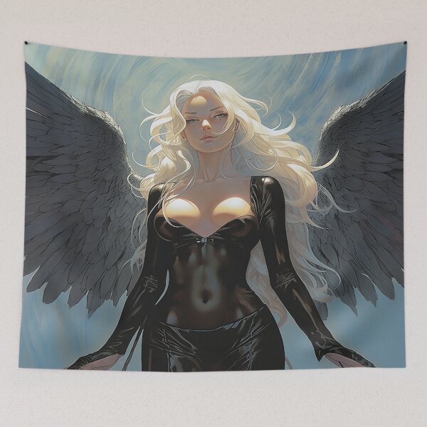 Item preview, Eternal Enigma: Grey-Winged Angel designed and sold by PinUpPavilion.