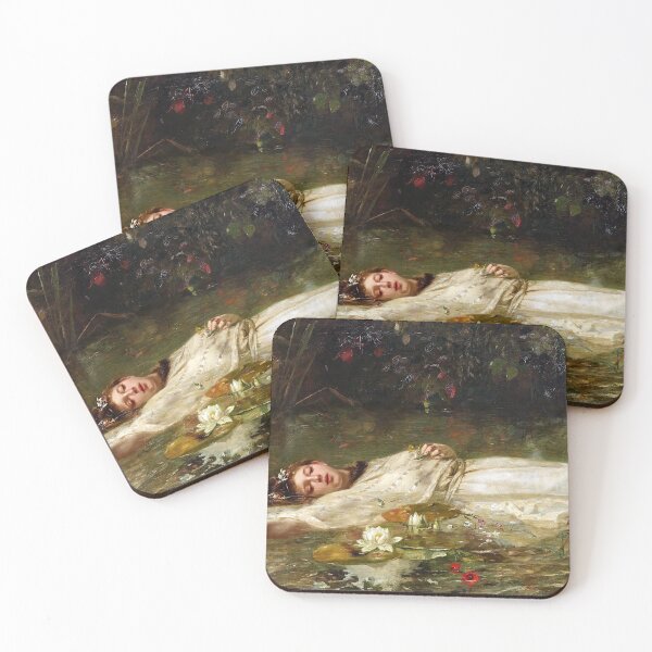 Item preview, Ophelia - Friedrich Wilhelm Theodor Heyser designed and sold by forgottenbeauty.