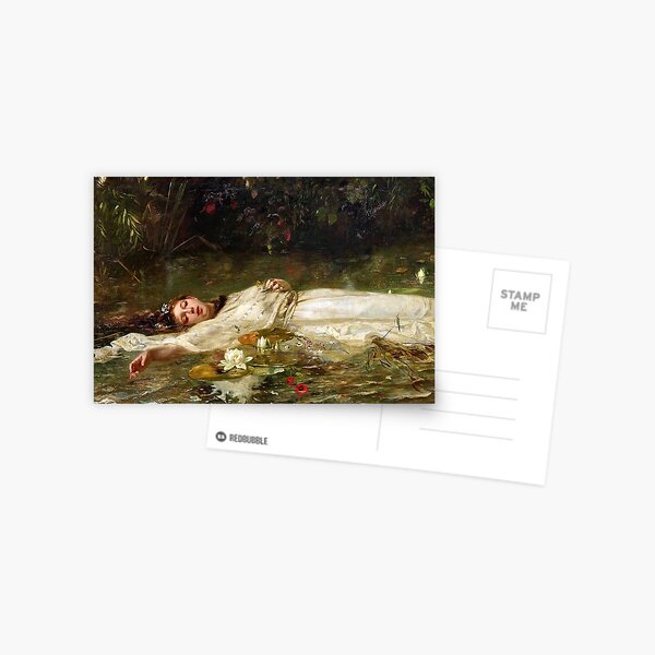 Item preview, Ophelia - Friedrich Wilhelm Theodor Heyser designed and sold by forgottenbeauty.