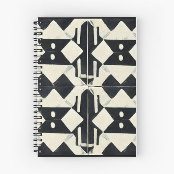 Item preview, Art deco black and ivory repeating pattern designed and sold by melridger.