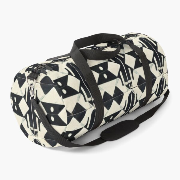 Item preview, Art deco black and ivory repeating pattern designed and sold by melridger.