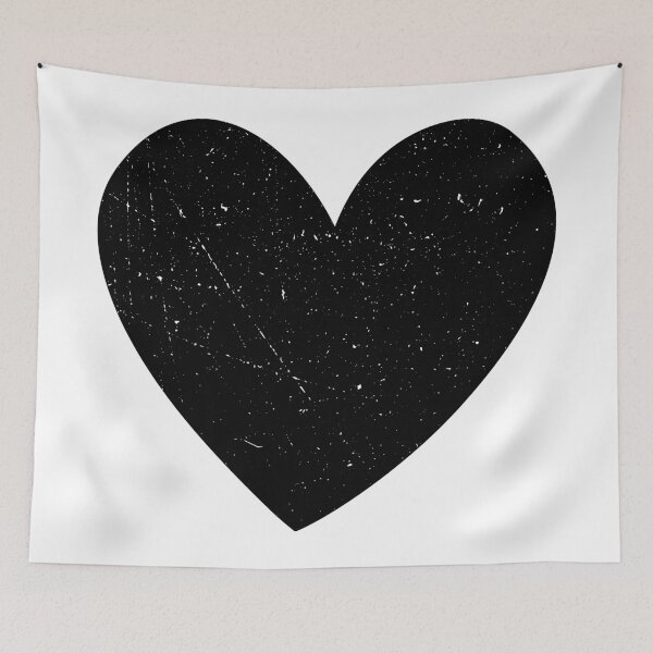 Item preview, Gran corazón negro designed and sold by spaghettis.
