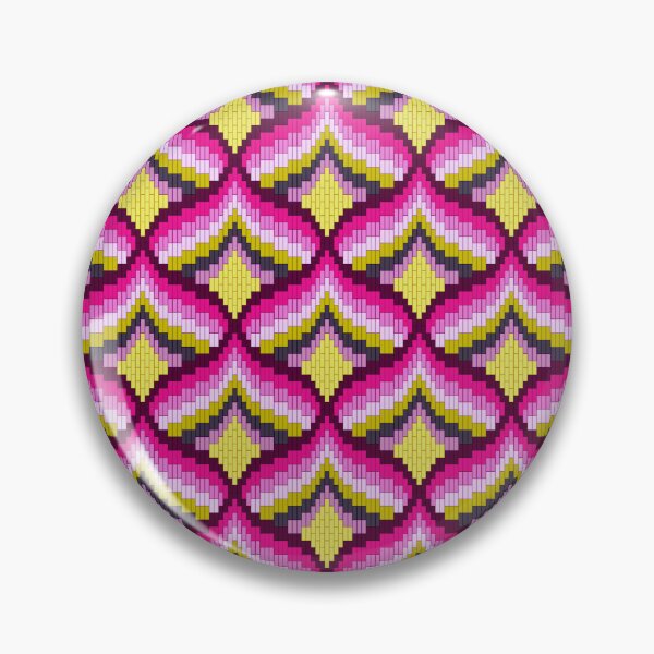 Artikelvorschau, Geometrisches Design mit Bargello-Nadelspitze entworfen und verkauft von Jennifer Ladd.
