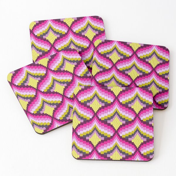 Item preview, Bargello needlepoint geometric design designed and sold by Jennifer Ladd.