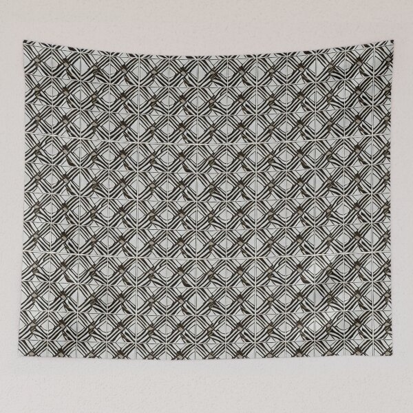 Item preview, 16 X squares ink line drawing pattern designed and sold by melridger.