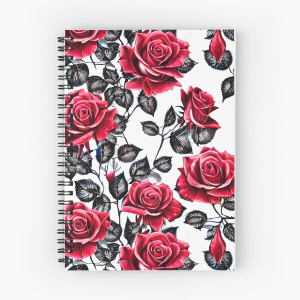 Item preview, Red Floral designed and sold by Poetic Patterns Studio.