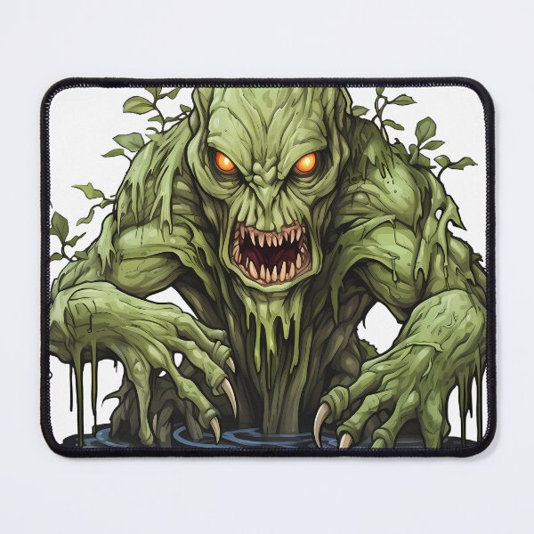 Item preview, Halloween swamp monster cartoon designed and sold by laobc.