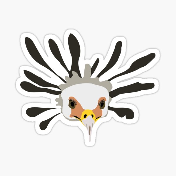 Secretary bird Sticker