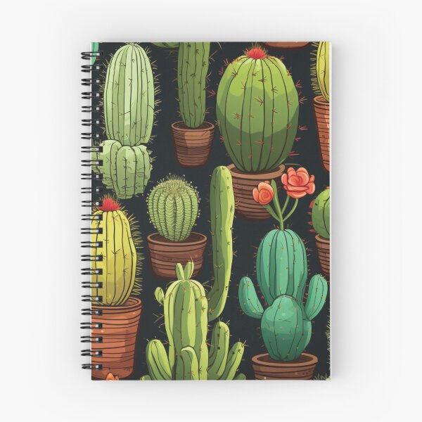 Item preview, Gorgeous Cactus Pattern - Desert in Bloom - Colorful Sage Cacti designed and sold by Fiona-Lynn Designs.