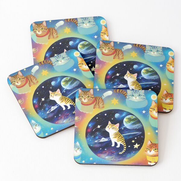 Item preview, Cosmic cats fun design designed and sold by Uspekh20.