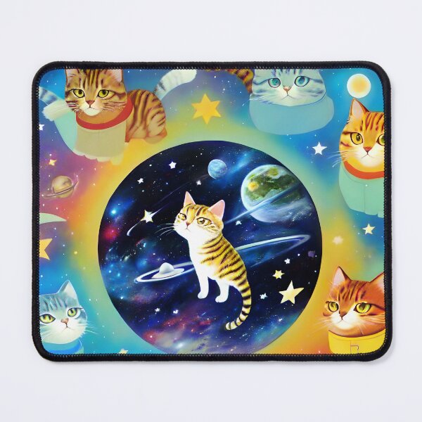 Item preview, Cosmic cats fun design designed and sold by Uspekh20.