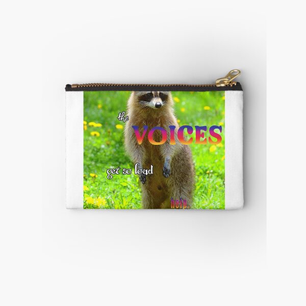 Item preview, The voices get so loud RACOON designed and sold by JoeyGsShop.