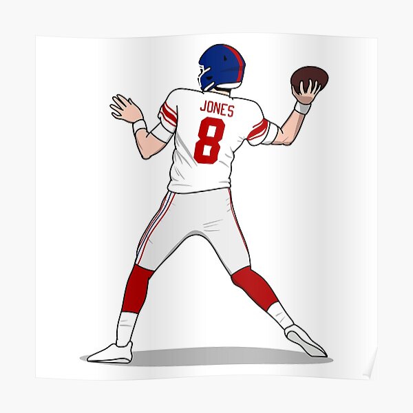 NFL New York Giants - Daniel Jones 19 Wall Poster, 14.725 x