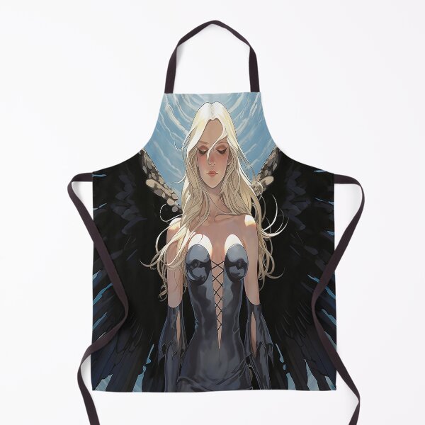 Item preview, Eternal Enigma: Black-Winged Mature Angel designed and sold by PinUpPavilion.