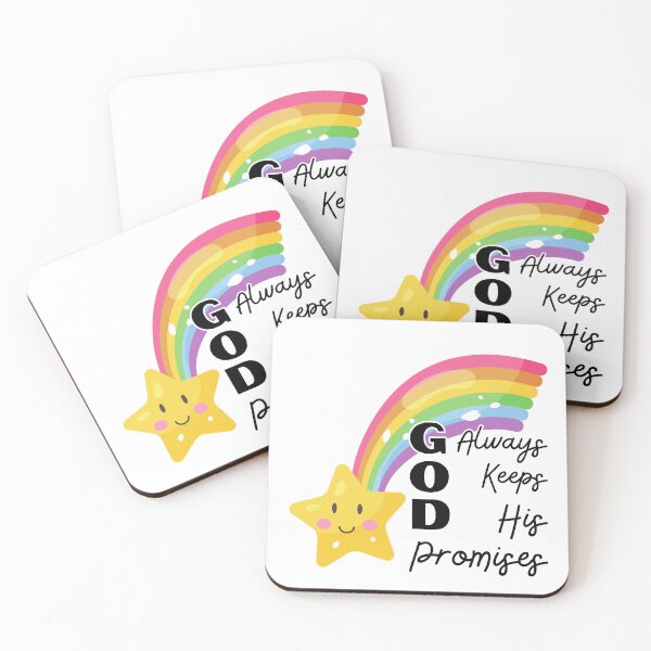Item preview, God Always Keeps His Promises - Rainbow designed and sold by JennyDesignShop.