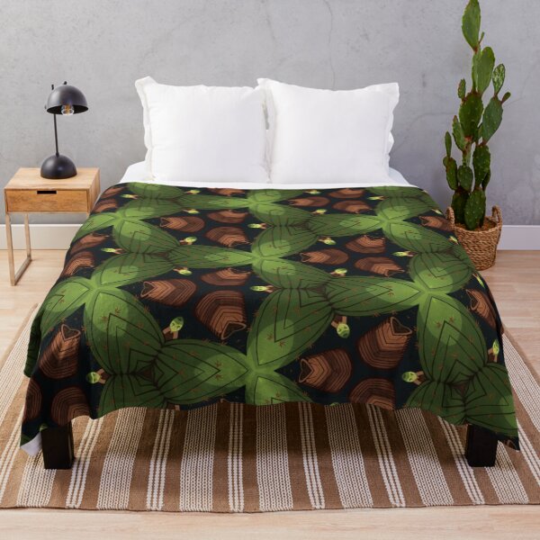Item preview, Cactus Inspired Pattern Desert in Bloom - Colorful Sage Cacti Kaleidoscope designed and sold by Fiona-Lynn Designs.