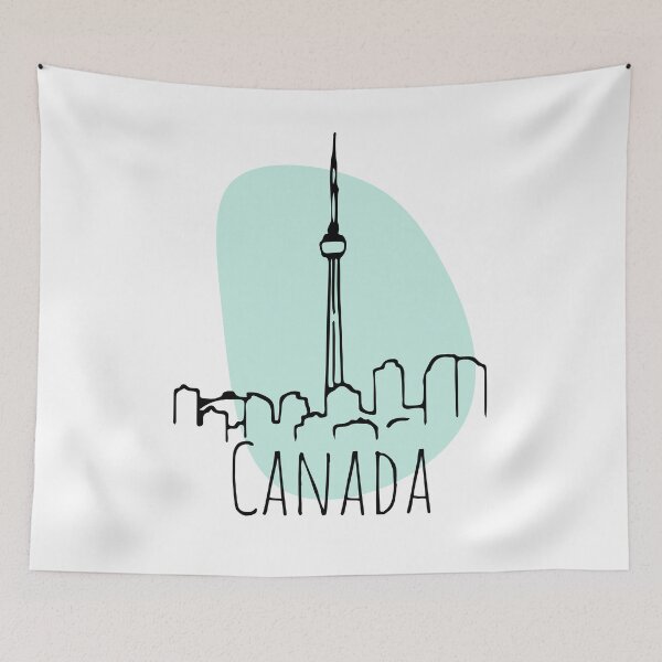 Item preview, Canada doodle illustration designed and sold by mariakostory.