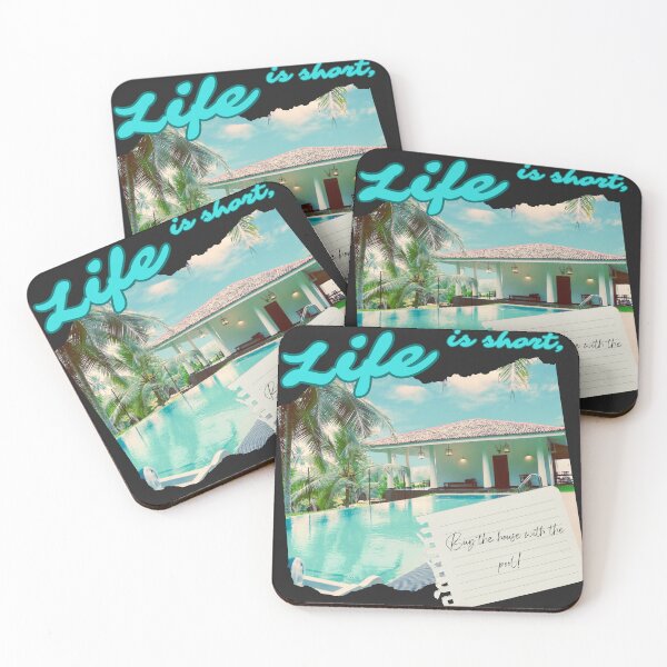 Item preview, Life is short, buy the house with the pool designed and sold by Largerterritory.