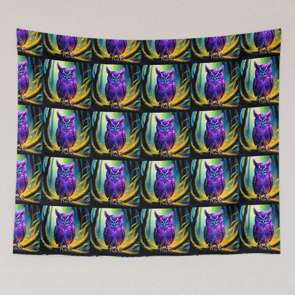 Item preview, The Cosmic Owl designed and sold by ColderDesignLab.