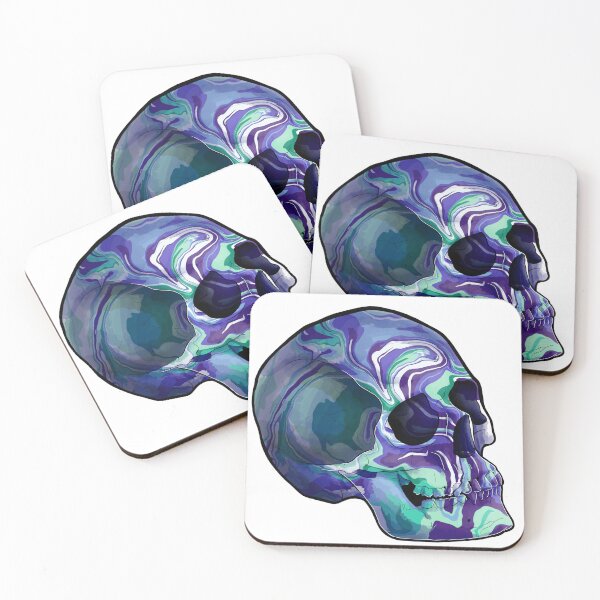 Item preview, Trippy Gay LGBT Skull designed and sold by DarrellDraws.
