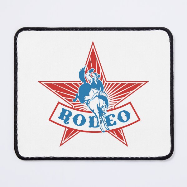 Item preview, American Rodeo Bronco Rider Cowboy Patriotic Red White Blue designed and sold by StoneCrowDesign.